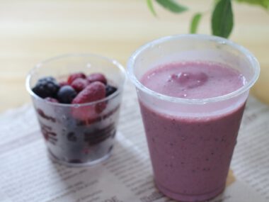 ブルーベリースムージー